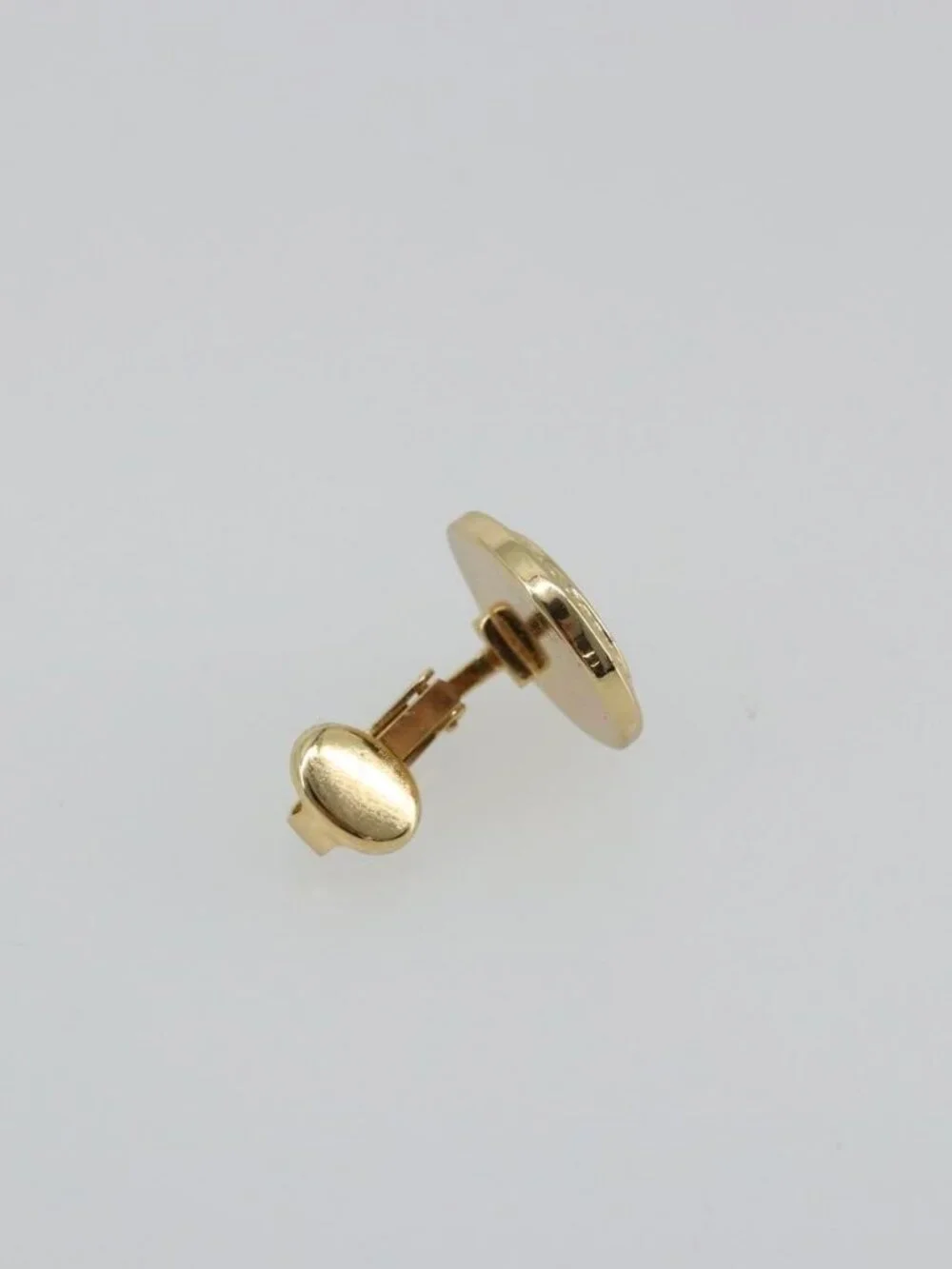 Christian Dior Earring metal Gold Tone Auth ka3906A